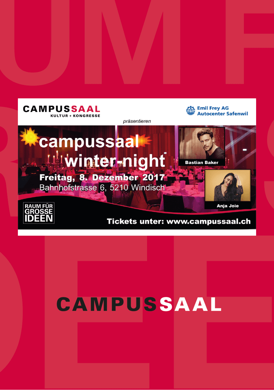 flyer campussaal anciennement campussaal winter night 2017 - CAMPUSSAAL