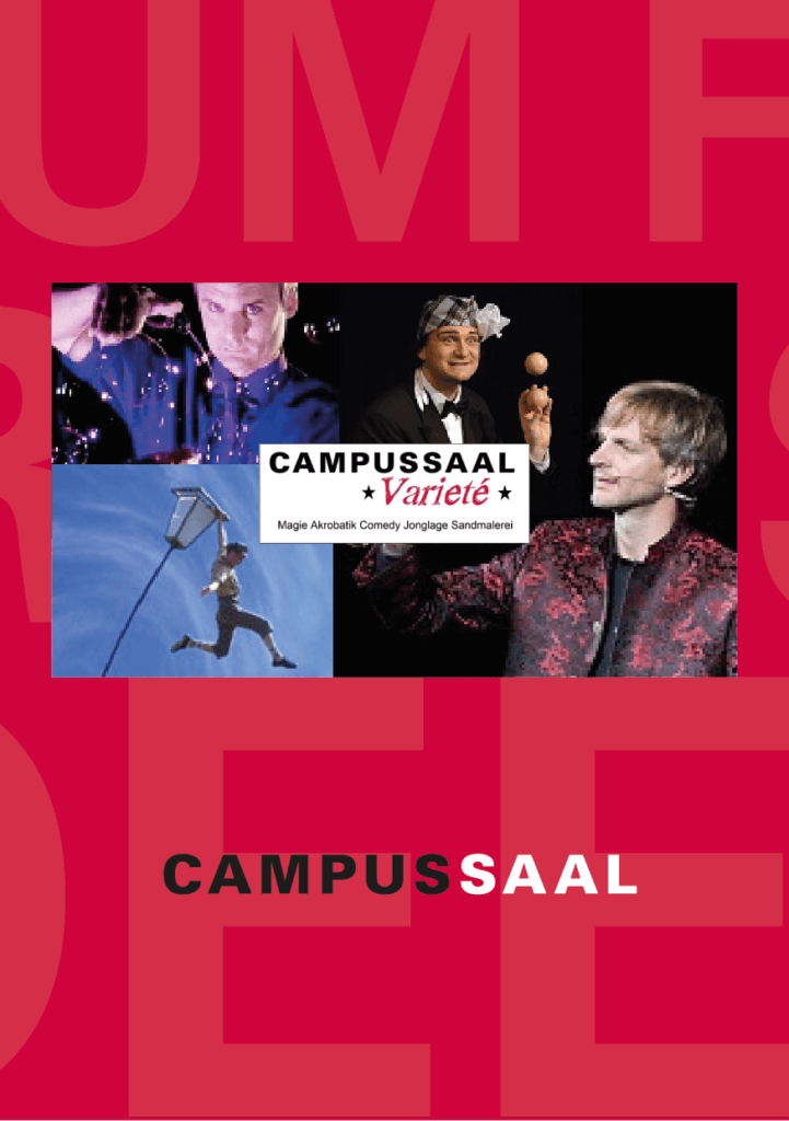 campussaal flyer former campussaal variete 2016 - CAMPUSSAAL