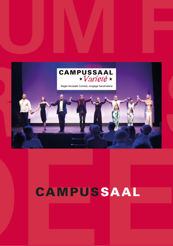 campussaal flyer former campussaal variete 2018 - CAMPUSSAAL