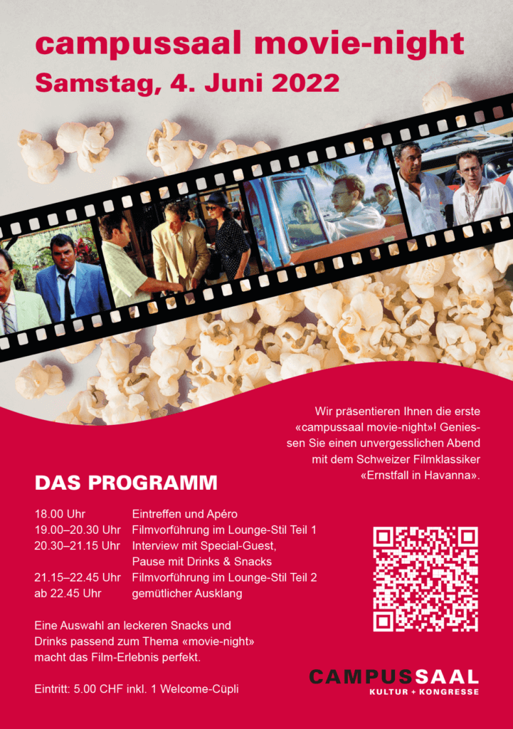 campussaal flyer movie night - CAMPUSSAAL